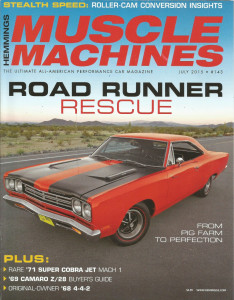 HEMMINGS MUSCLE MACHINES 2015 JULY - 71 SCJ429 MACH, 68 442, Z/28
